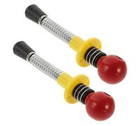 YARNOW Tige De Flipper à Ressort Chargé, Accessoire De Machine à Jeu, Pièce Résistante en Métal, Lot De 2, Compatible Machines D’Arcade, Améliore La Jouabilité pour Salle De Loisirs Et Mini Flipper