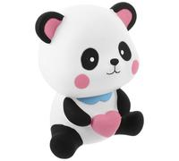 YARNOW Tirelire Panda en Vinyle Incassable 1 Pièce Forme Panda Décorative pour Pièces de Monnaie Tirelire Fantaisie Présent Anniversaire Fête Garçon et Filles Garçons Filles