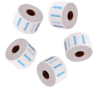 YARNOW Tour de Cou en Papier Jetable Blanc 5 Rouleaux, Extensible et Résistant à l'Eau pour Coloration et Coupe chez le Coiffeur