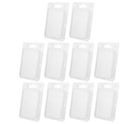 YARNOW Transparente Boîte à Clapet en Plastique 10 Pièces