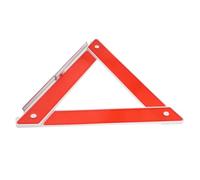 YARNOW Triangle de Présignalisation Pliable en Plastique et Métal, Panneau Triangulaire de Sécurité pour Voiture et Camionnette, pour Stationnement en Situation d'urgence