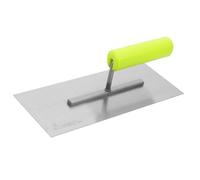 YARNOW Truelle de Finition en Acier Inoxydable pour Plâtrage et Ciment, Outil Léger Haute Performance Prise en Main Confortable pour Travaux de Construction