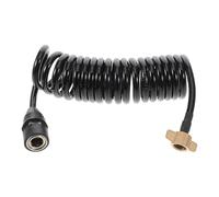 YARNOW Tuyau Flexible Admission Air pour Camion avec Raccord Cuivre Robuste et Écrou Haute Résistance Tuyau Cylindrique pour Air Sécurisée Installation Facile