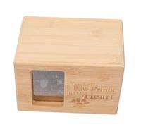 YARNOW Urne Funéraire pour Animaux Durable Boîte Cinerarium Écologique pour Cendres de Chien Chat Petit Animal Résistante Corrosion et Facile à