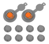 YARNOW Valve de Gonflage Valve Anti-Retour 10 Pièces pour Matelas Pneumatique Bouchon de Rechange TPU 12mm à Gonflage Rapide et Dégonflage Rapide pour Coussin d'air pour Coussin