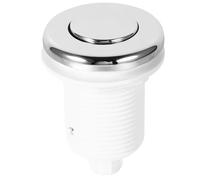 YARNOW Vanne de Régulation Compresseur d'air Blanc en Plastique Abs Ressort en Acier Inoxydable 304 et Joint en Silicone, Soupape Pneumatique Multifonctions sans Fuite d'air