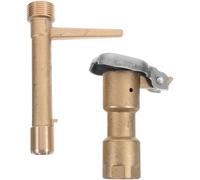 YARNOW Vanne d'eau en Cuivre 6 Points Mâle pour Jardin Enterrée, Prise d'eau Rapide pour Pelouse, Raccord D'arrosage de Jardin Solide et Polyvalent pour Système D'irrigation Extérieur
