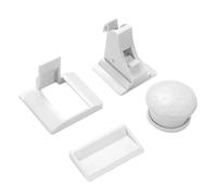 YARNOW Verrou de Sécurité Magnétique pour Porte Placard Blanc, Facile à Installer, en Abs, Protège Efficacement Portes de Placard et Tiroirs pour Garçon et Filles