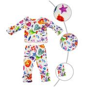 YARNOW Vêtements Poupée Halloween Citrouille Tenue Manches Longues Pantalon Costume pour Filles Joyeux Festival
