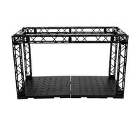 YARNOW Vitrine à Monter pour Figurines et Poupées Présentoir Modulable sans Éclairage Socle D’Exposition Compact et Polyvalent Support de Rangement pour Maquettes et Collections