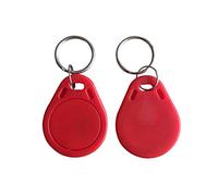 YARONGTECH® Badges RFID 13.56Mhz | Programmable Android | UID modifiable | Puce UID (Lot de 5) (Red)