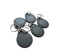 YARONGTECH® Badges RFID 13.56Mhz | Programmable MCT Android | UID modifiable | Puce CUID (Lot de 5) (Grey)