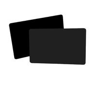 YARONGTECH Cartes RFID Double fréquence en PVC Blanc RFID 1K 125 kHz EM4100 et 13,56 MHz (Noir) Lot de 10