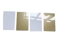 Yarongtech CR8030 Lot de 10 cartes vierges en PVC pour imprimantes de badges d'identité Blanc 30 mm