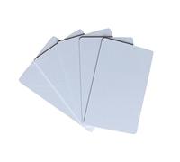 YARONGTECH CR8030 Lot de 10 cartes vierges en PVC pour imprimantes de badges d'identité - Qualité graphique blanche CR80 30 mm (blanc)