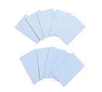 YARONGTECH Lot de 10 Cartes RFID Double fréquence en PVC Blanc RFID 1K 125 kHz EM4100 et 13,56 MHz (Blanc)