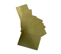 YARONGTECH Lot de 100 cartes M1 13,56 MHz 1024 octets compatibles avec carte Classic S50 pour contrôle d'accès, clés d'hôtel et adhésion (doré)