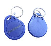 YARONGTECH Lot de 100 Porte-clés RFID 1K 13,56 MHz (Blue ID pré-imprimé)