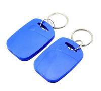 YARONGTECH Lot de 5 clés RFID à double fréquence 13,56 MHz 1K UID et T5577 125 kHz Bleu