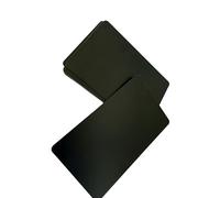 YARONGTECH NFC Tags NTAG 215 Lot de 10 cartes vierges imprimables NFC 215 couleur CR80 en PVC, 504 octets, carte RFID réinscriptible, fonctionne avec TagMo (noir)