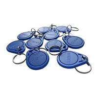 YARONGTECH Tag RFID 125KHz EM4100 Em Bleu marine porte-clefs (Lot de 100)