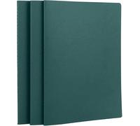Yarotm Cahier A4 Petit Carreaux - 3 Pièces Carnet a4 Souple 21x29.2cm - 100GSM Papier Notebook Quadrillé 5mm - 40 Feuilles Bloc de Note pour Prise de Notes ou Croquis - Carnet de Voyage, Vert Foncé