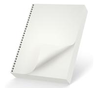 Yarotm Recharge Agenda a5 6 Trous - 180 Feuilles/360 pages Recharge de Papier Page Blanche 14x21cm - Refill a5 for Organizer - 100GSM Feuillets Mobiles 20 Trous pour Rechargeable Cahier Agenda