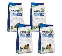 Yarrah - Nourriture sèche au poulet pour petites races de chiens bio - 2 kg - Lot de 4