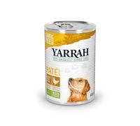 Yarrah Pâté Biologique au Poulet pour Chien | Boîte 400g x 12