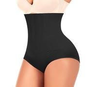 YARRCO Culotte Gainante Femme Ventre Plat Invisible Culottes Sculptantes Femme Taille Haute Gaine Amincissante Shapewear Minceur Panty Gainant sans Couture (#2 Noir-Medium Control,M)