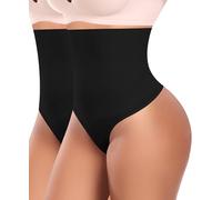 YARRCO String Gainante Femme Ventre Plat Invisible Culotte Sculptante Gaine Amincissante Taille Haute Panty Gainant Tanga Shapewear Thong