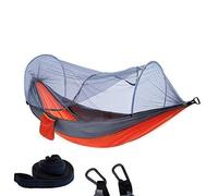 Yarryuter 1-2 Personne Portable Camping Hamac ExtéRieur avec Moustiquaire BalançOire Dormir Lit de Voyage LéGer pour Une RandonnéE