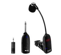 Yarryuter 1 Ensemble D'Instruments sans UHF Saxophone Microphone Récepteur sans Émetteur Idéal pour Saxophone