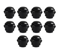 Yarryuter 10 PCS Boutons D' 30 mm Boutons D' Réactifs pour les Amateurs de Noir