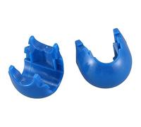 Yarryuter 10 PièCes SéRies Filet d'escalade Filet de Connecteur en Plastique Accessoires d'escalade à Boucle pour L'ExtéRieur Amusement PièCes de Corde d'escalade Osciller Bleu