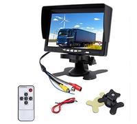 Yarryuter 12V-24V 7 Pouces TFT LCD Couleur HD Moniteur pour Voiture Camion CCTV CaméRa de Recul Vue