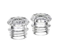 Yarryuter 2 Pièces de Rechange pour Dessus de Cafetière à Percolateur en Verre, Remplacement du Dessus Cafetière à Percolateur, Bouton en Verre, Dessus des Filtres de à Café