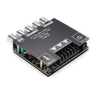 Yarryuter Amplificateur de Caisson de Basses Bluetooth 5.0 2.1 Canaux, 50 W X 2 + 100 W, Puissance Audio Stéréo, Amplificateur de Basses, AUX