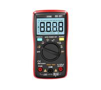 Yarryuter AN8009 Retro-Éclairage LCD Multimètre Testeur Voltmètre Mètre Portable Détecteur Intelligent Multifonctionnel Rouge