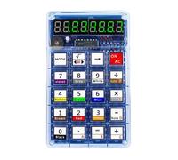 Yarryuter Apprenez à Souder avec le Kit de Fabrication de Calculatrice DIY Doté D'un Affichage LED et de Piles pour la Pratique de L'Assemblage.