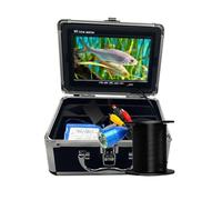 Yarryuter Caméra de Pêche sous-Marine avec Écran LCD et Détecteur de Poissons, Étanche, 1000TVL, Lumières Infrarouges pour Lac, Prise UE