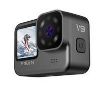 Yarryuter Caméra de Sport 4k60fps WiFi Caméra d'action Anti-Secousse avec Écran de Télécommande Caméra Enregistreur de Conduite Sportive Étanche
