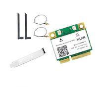 Yarryuter Carte WiFi 8260HMW 8260AC avec Antenne 8DB Mini PCI-E1200M Bluetooth 4.2 2.4G 5G Double Bande Convient pour Win7 Win 8 Win 10 Linux
