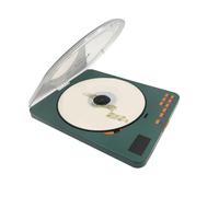 Yarryuter CD Portable Transparent English Learning Repeater CD Disc Album MP3 Player Music CD Lecteur Transparent Green
