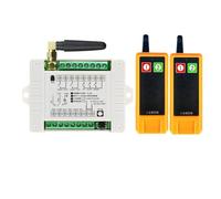 Yarryuter Commutateur de Commande Sans Industriel 433 MHz avec Récepteur 2 Canaux DC 12V/24V/36V