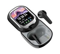 Yarryuter Écouteurs Bluetooth à Réduction de Bruit Intelligente ANC Longue Durée, Écran Tactile Couleur Intégral Intra-Auriculaire, Peuvent Être Trouvés Depuis une Longue Distance avec Mode Musique de