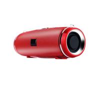 Yarryuter Enceinte Bluetooth Portable Mobile Sound 3D Surround Bluetooth 4.0 avec Commande Vocale - Rouge