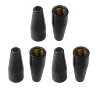 Yarryuter Ensemble de Buses de Soudage à Fourré - 6 Pièces pour MB15 14AK 15AK, Buses en Laiton pour Soudage MIG avec Orifice Conique.
