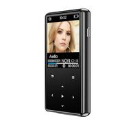 Yarryuter FM Radio Radio Stéréo Music Player Bluetooth 5.0 Compatible 16 Go MP3 MP4 Player Sports MP3 Player pour Le Gymnase Sports