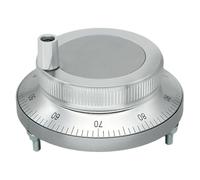 Yarryuter Générateur D'Impulsions Manuel de 100ppr 100PPR CNC, Volant Électronique 5V avec Encodeur Rotatif de 60 mm et Poignée